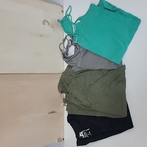 GARAGE Bundle of Racer Tanks & T-shirts EUC, Size SM